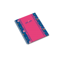 Spirálfüzet A/5 kockás Just for Girls New Ages, 80 l