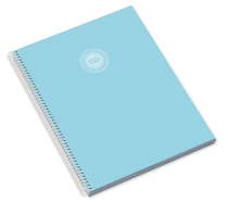 Spirálfüzet A/5 vonalas Moonflower Campus Pastel, 80 l