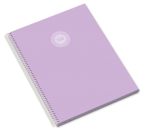 Spirálfüzet A/4 vonalas Moonflower Campus Pastel, 80 l