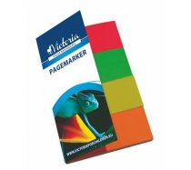 Jelölőcímke papír, 4x40 lap, 20mmx50 mm, Victoria