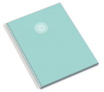 Spirálfüzet A/4 kockás Moonflower Campus Pastel, 80 l