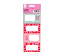 Füzetcímke 4x4 címke Love