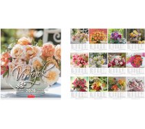 Falinaptár Virágok