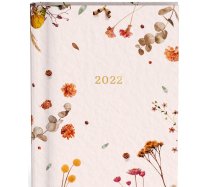 Mega-Papír határidőnapló 2022 FLOWERS rózsaszín